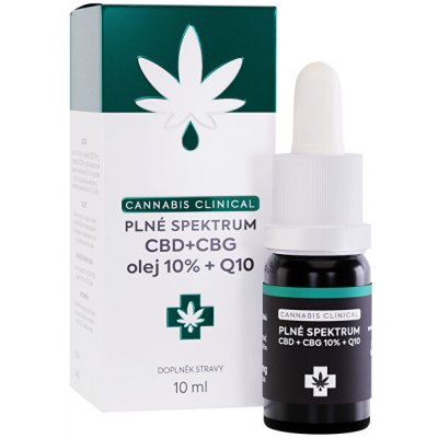 Cannabis Clinical CBD+CBG 10% + Q10 10 ml