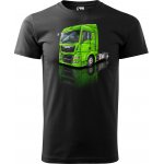 Rainbow-X pánské tričko Kamion černá kamionu zelená – Zboží Dáma