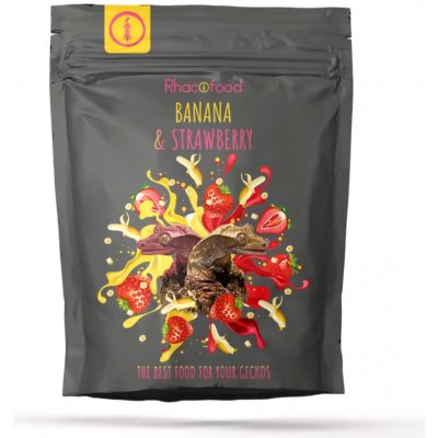 Rhaco Food Banán a jahoda 100 g – Zboží Dáma