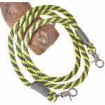 Horse Hobby otěže proužek lemon – Zboží Dáma