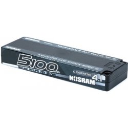 NOSRAM HV LCG ULTRA Stock Spec GRAPHENE-4.1 5100mAh Hardcase Akku 7.6V LiPo 135C/65C