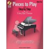 Noty a zpěvník Pieces to Play 1 by Edna Mae Burnam + CD / velmi jednoduché skladbičky pro klavír