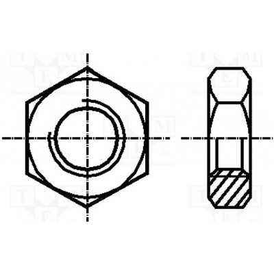 BOSSARD 1241974 Matice; šestihranná; M10; 1,5; kyselinovzdorná ocel A4; BN 631 – Hledejceny.cz