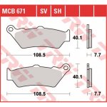 Přední brzdové destičky TRW / Lucas BMW F650 650 GS Dakar 2000 - 2003 | Zboží Auto