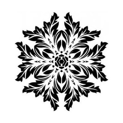 Artremiss Mandala plastová šablona 008 C 14,5x14,5cm – Zboží Dáma