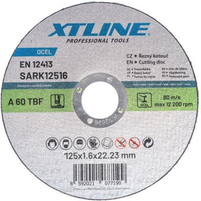 XTline Kotouč řezný na ocel | 180x3,0x22,2mm – Zboží Mobilmania