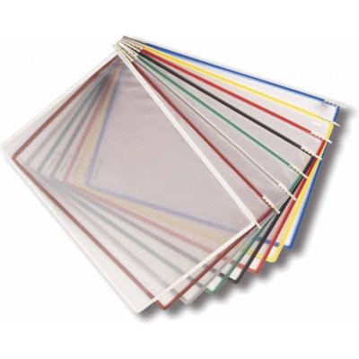 Tarifold závěsný rámeček s kapsou, A4, otevřený shora, mix barev - 10 ks – Sleviste.cz