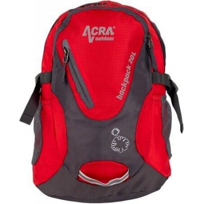 Acra Backpack 20 L červený – Zboží Mobilmania