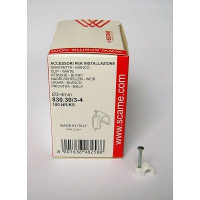 Kabelové příchytky, průměr 3-4mm, 100ks, 830.30/3-4 – Zbozi.Blesk.cz