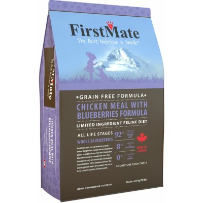 FirstMate Chicken Meal with Blueberries Cat 4,5 kg – Zbozi.Blesk.cz