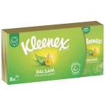 Kleenex Balsam papírové kapesníčky fresh Hanks mentol 4-vrstvé 8 x 9 ks – Zbozi.Blesk.cz