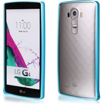 Pouzdro QULT Case LG G4 H815 BUMPER METAL modré