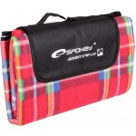 Spokey PICNIC TARTAN Pikniková deka s popruhem, 150 x 180 červené káro; K85043 – Zboží Dáma