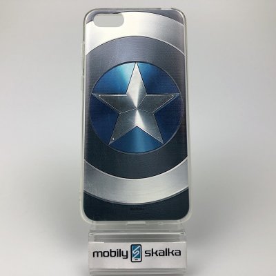 Pouzdro MARVEL Captain America 005 Huawei Y5 2018 modré – Zboží Mobilmania