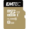 Paměťová karta Emtec microSDHC 8 GB ECMSDM8GHC10GP