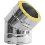Bokra Komínové koleno 45° 200mm IZOL EKO 08 – Zboží Mobilmania