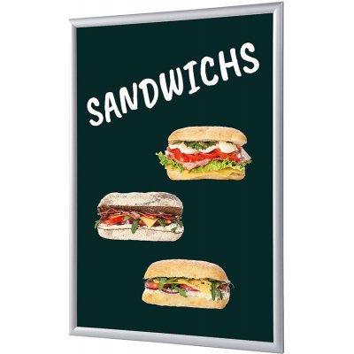 Jansen Display Set klaprámu A1, Sendviče, francouzština, 625 x 872 mm – Zboží Mobilmania