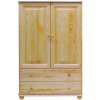 Šatní skříň Vomaks 72 Klasik surové dřevo 80 cm