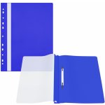 rychlovazač A4/10ks, PP, čirá přední strana, Euro, Modrý – Zboží Živě
