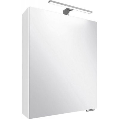 BPS-koupelny Zrcadlová skříňka závěsná s LED osvětlením Fabrice W 50 ZS – Zboží Mobilmania