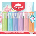Maped Fluo Peps Pastel sada 6 ks 42511 – Zboží Mobilmania