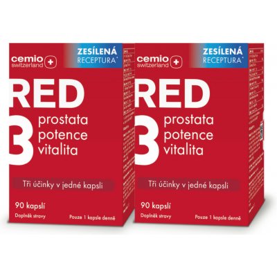 Cemio RED3 90 kapslí 2 ks – Hledejceny.cz