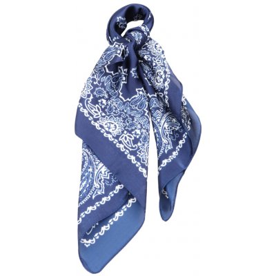 Mar.Co dámský šátek s chic paisley vzorem tmavě modrý – Zboží Dáma