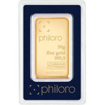 Valcambi Philoro zlatý slitek 50 g
