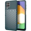 Pouzdro a kryt na mobilní telefon Samsung Pouzdro Thunder case Samsung Galaxy A22 4G zelené