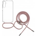 FIXED Pure Neck s růžovou šňůrkou na krk Samsung Galaxy A25 5G FIXPUN-1261-PI – Zboží Živě
