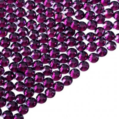 Broušené kamínky na nehty SS6 se Swarovski efektem AMETHYST 2 mm 20 ks – Zboží Mobilmania