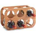 Zeller Present Stojan na víno Bamboo bambusové dřevo 6 ks 13559 – HobbyKompas.cz