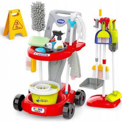 Woopie XXL Úklidová sada vozík 3v1 29 dílů červený – Hledejceny.cz