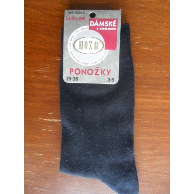 Hoza H003 dámské ponožky černé