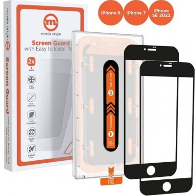 Mobile Origin Screen Guard iPhone 8 / 7 / SE 2020/2022 2ks s aplikátorem SGA-SE22-2pk – Zboží Mobilmania