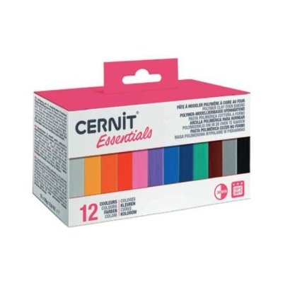 Cernit Modelovací hmota sada 12x25g Basic – Zboží Dáma