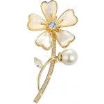 Amparo Miranda Brož Gold Flower AM304 – Sleviste.cz
