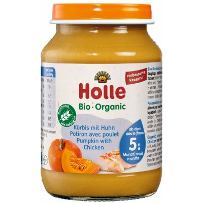 Holle BIO Dýně s kuřecím masem 190 g – Sleviste.cz