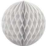 Honeycomb Papírová dekorační koule VELMI SVĚTLE ŠEDÁ 10cm – Zboží Dáma