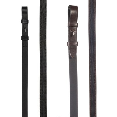 HKM Sofie bez zarážek Otěže pogumované hnědá – Zboží Mobilmania