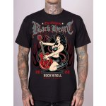 Motorkářské triko Black Heart Hell Cat černá – Hledejceny.cz