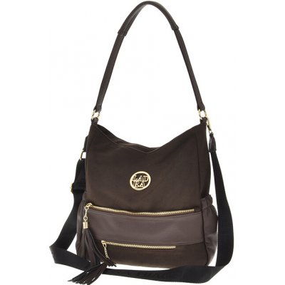 Laura Biaggi kabelka LA1140/2 čokoláda – Sleviste.cz