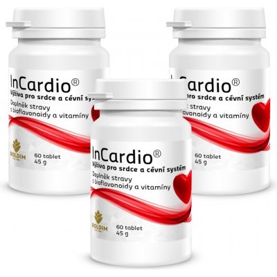 GOLDIM InCardio intenzivní výživa pro srdce a cévy InCardio: 3x 60 kapslí
