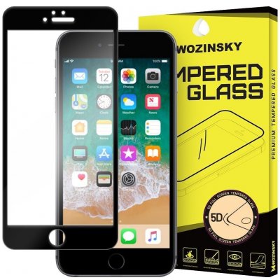 Wozinsky PRO+ super odolné tvrzené sklo 5D přes celý displej s rámem iPhone 6S Plus / 6 Plus černé 7426825332738 – Zboží Živě