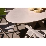Hartman Xander 220 x 120 x 76 cm keramická deska, hliník, sand – Hledejceny.cz