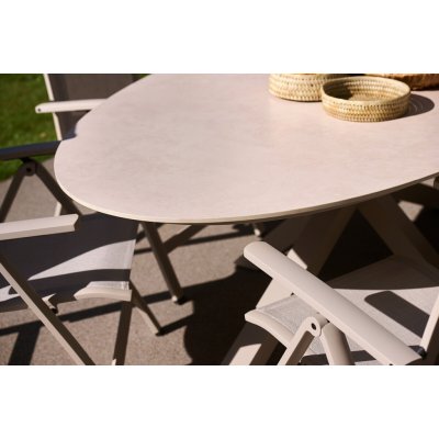 Hartman Xander 220 x 120 x 76 cm keramická deska, hliník, sand – Hledejceny.cz