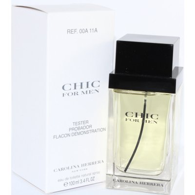 Carolina Herrera Chic toaletní voda pánská 100 ml tester – Zboží Mobilmania