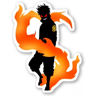 Fire Force Samolepka Shadow Enen – Zbozi.Blesk.cz