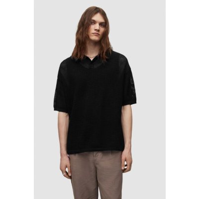 AllSaints polo MK088Y černá