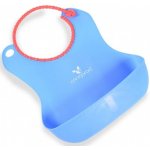 Cangoroo silikonový bryndáček Baby Bib Am Am modrý – Zbozi.Blesk.cz